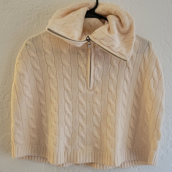 Ralph Lauren Cashmere Capelet Size Small